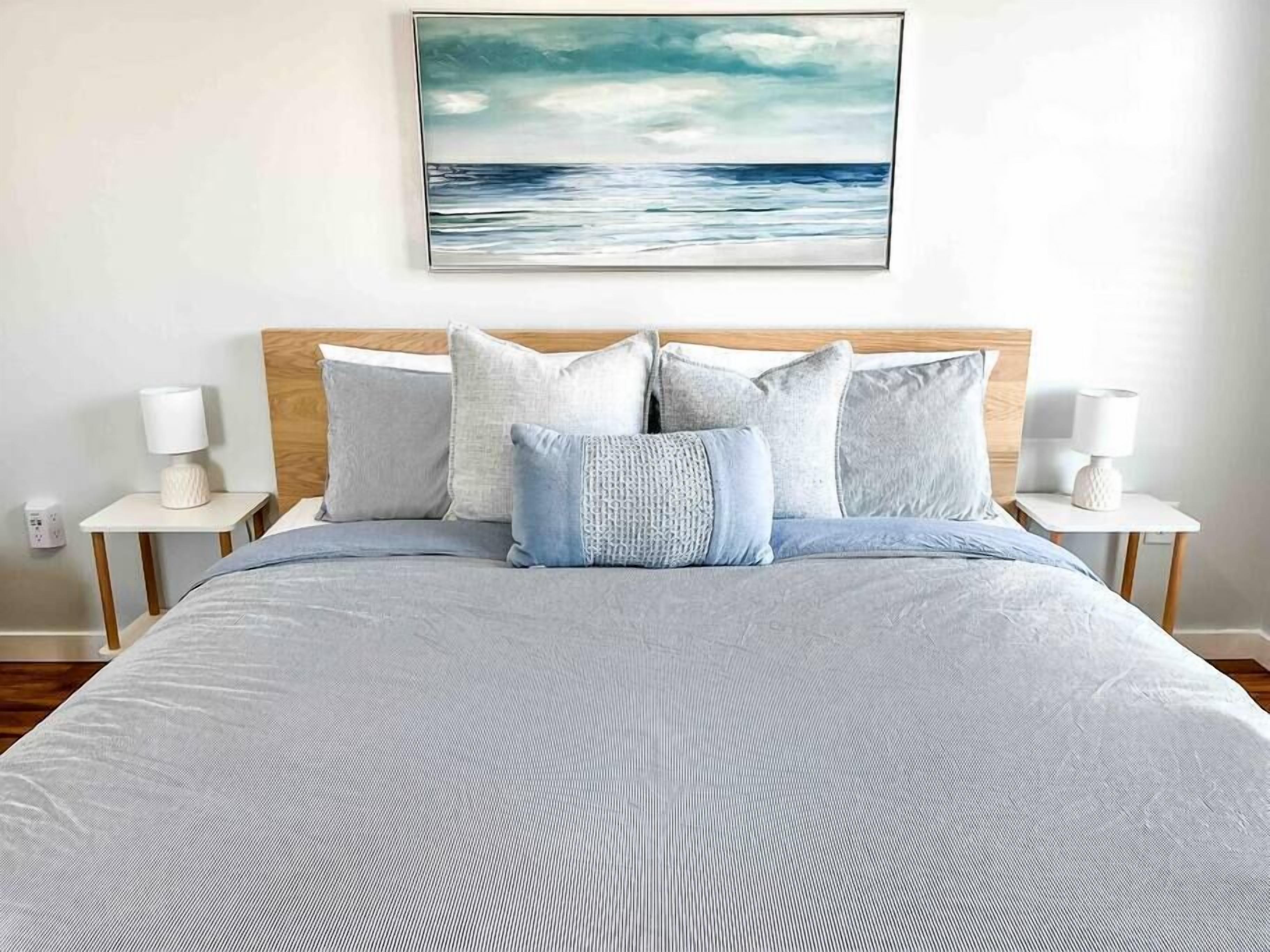 2 dormitorios, escritorio, tabla de planchar con plancha y wifi