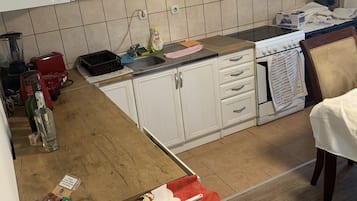 Frigorífic, forn, torradora i liquadora