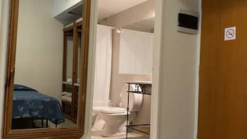 Family Apartment | Desk, laptop workspace, iron/ironing board, travel crib