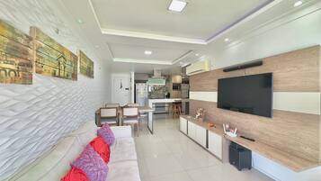 Exclusive Apartment | Living area | TV