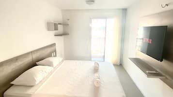 Apartamento família | Quartos à prova de som, Wi-Fi de cortesia