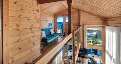 Increíble wooden villa with sea views!