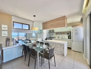Exclusive Apartment | Private kitchen | Fridge, microwave, oven, dishwasher