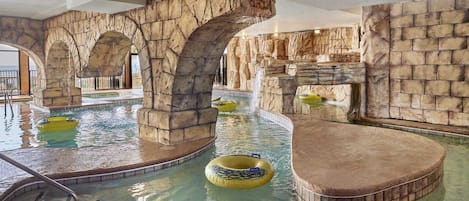 Indoor pool, outdoor pool