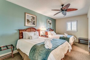 3 bedrooms, in-room safe, iron/ironing board, WiFi