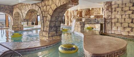 Indoor pool, outdoor pool