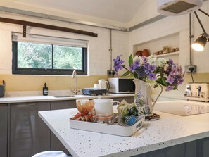 Casa de campo | Cocina privada | Refrigerador, lavavajillas y utensilios de cocina