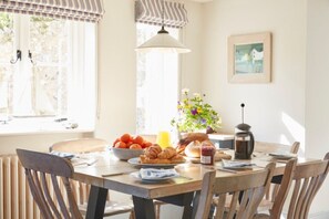 Cottage | Private kitchen | Fridge, dishwasher, cookware/dishes/utensils - Lavender Cottage (Seaton)