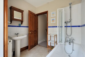 Cottage | Bathroom | Shower, hair dryer - Ivy Cottage (Seaton)