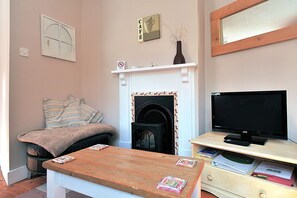 Cottage | Woonkamer | Een dvd-speler