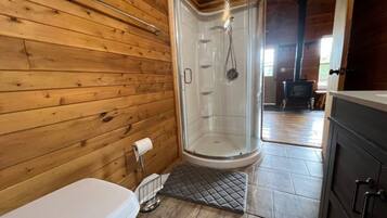 Dusche, Handtücher, Toilettenpapier