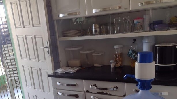 Family House | Private kitchen | Full-sized fridge, microwave, oven, blender - Casa Atafona Família Ferreira Roberto (Sao Joao Da Barra)