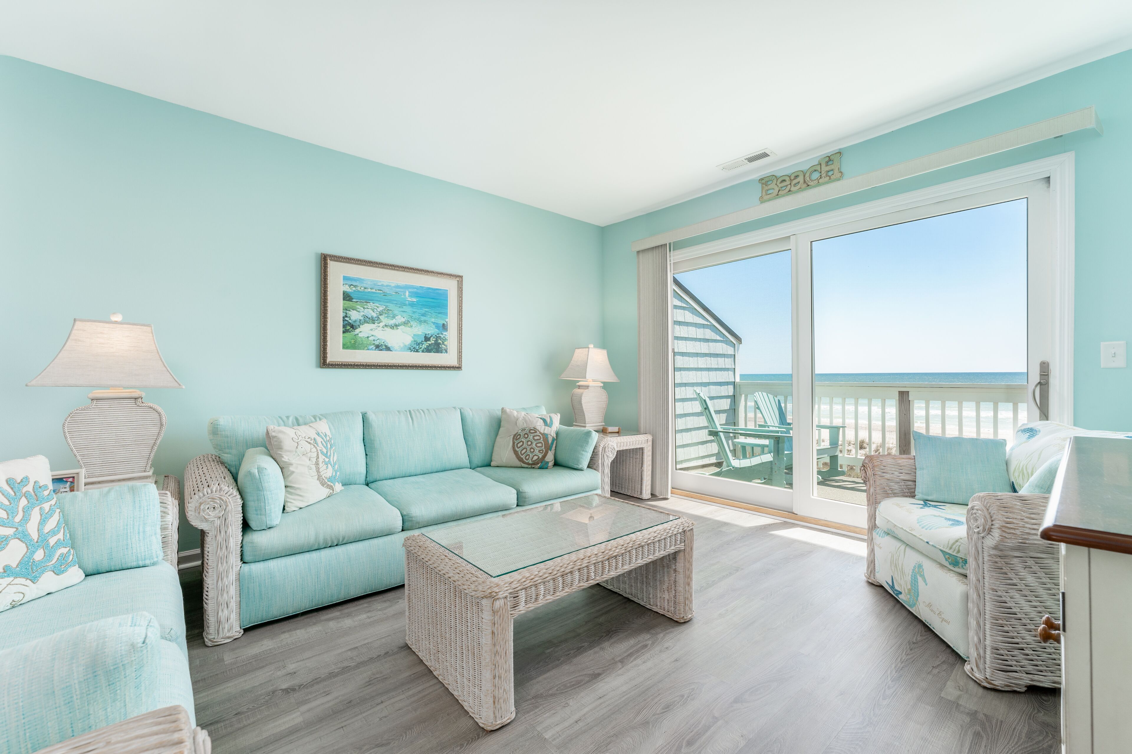Sea for Miles- Updated, Dog-friendly Oceanfront Condo