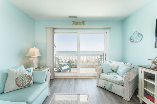 Sea for Miles- Updated, Dog-friendly Oceanfront Condo