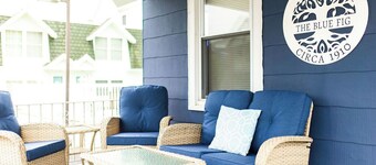 The Blue Fig, 1.5 Blocks to Beach and Boardwalk, Fenced-in yard, Parking