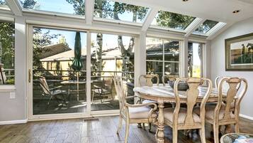 Townhome | Living area | 42-inch flat-screen TV with cable channels, TV, fireplace