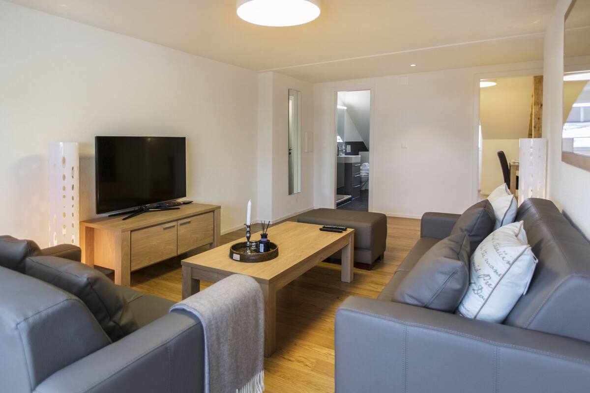 City Apartment | Living area | Flat-screen TV