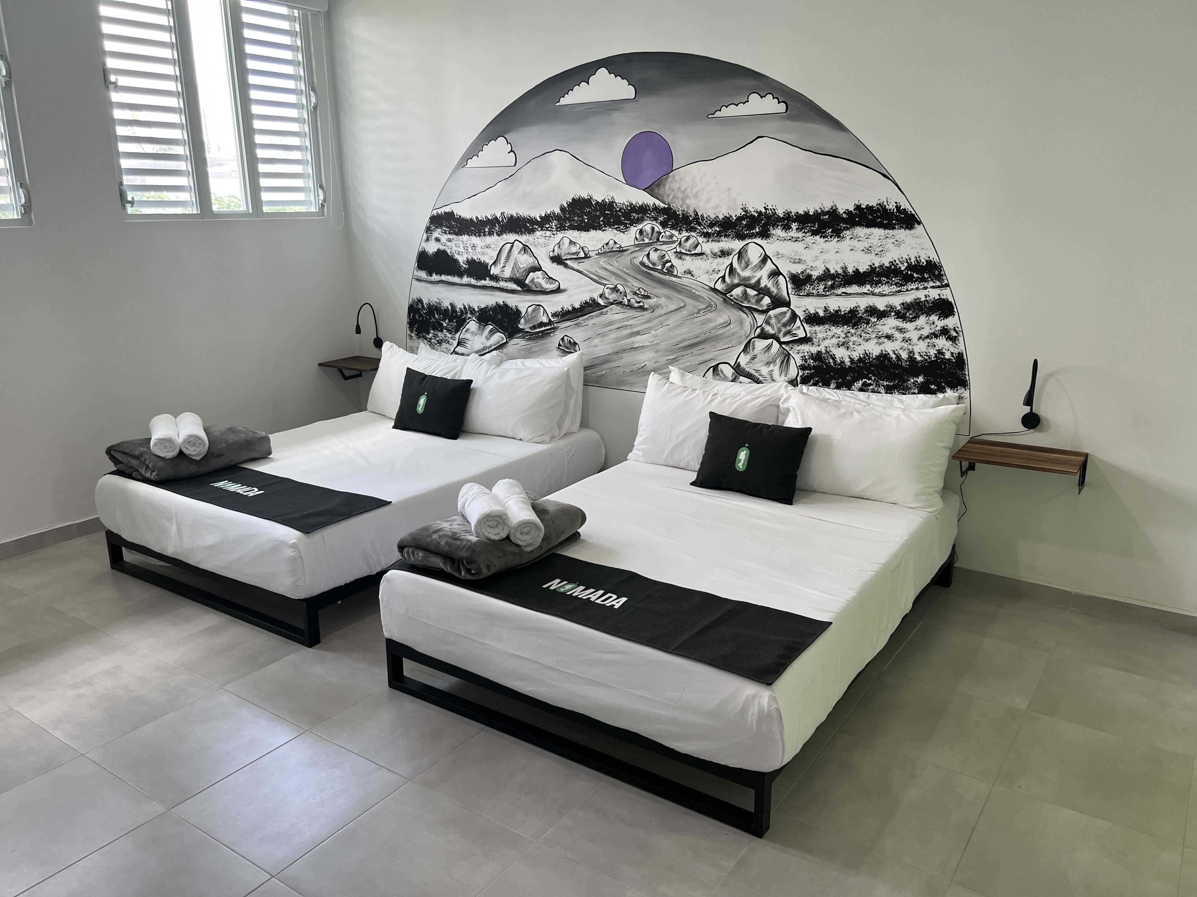 standard quadruple room | blackout curtains, free wifi, bed sheets