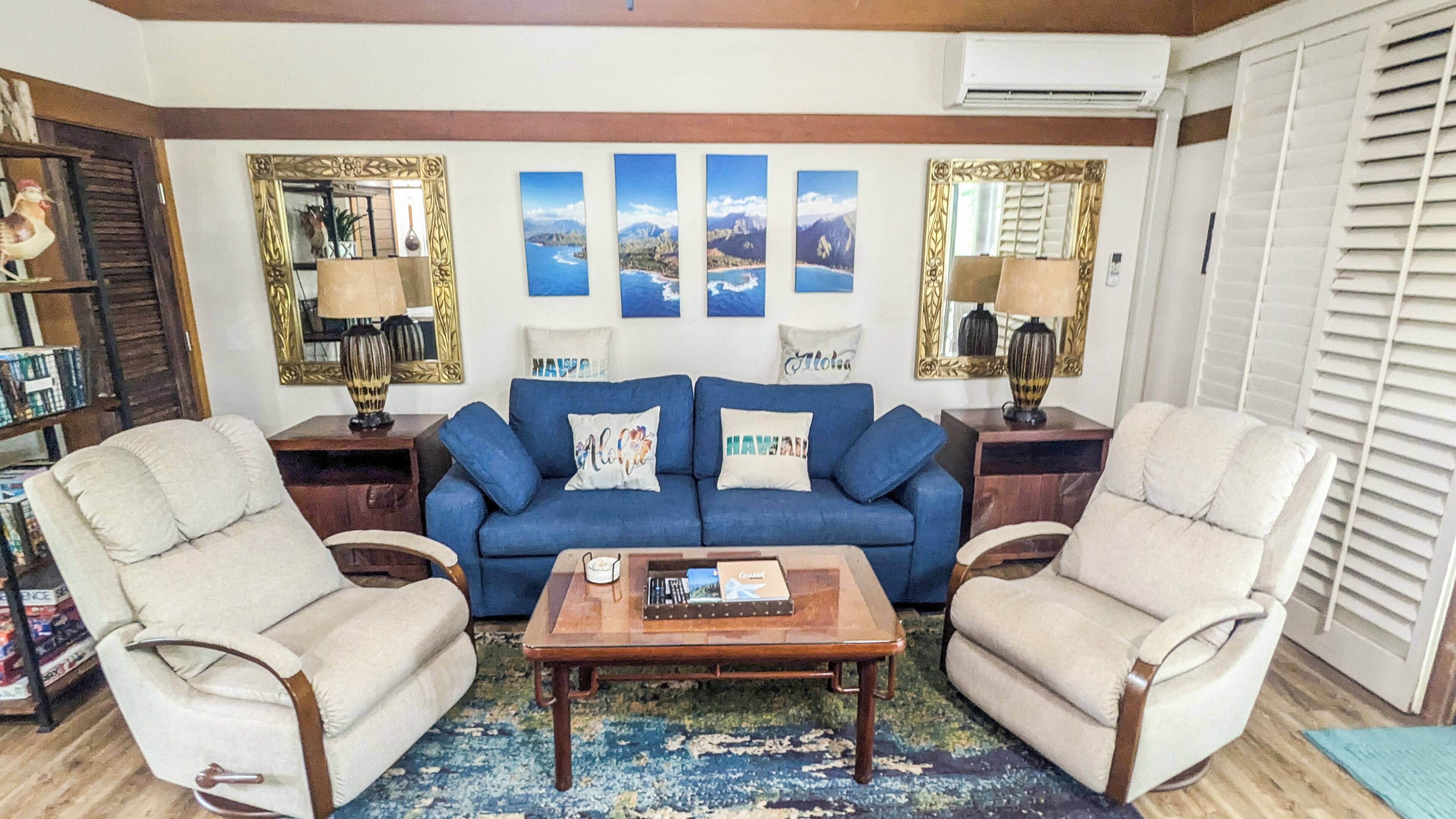 Smart TV, table tennis, books