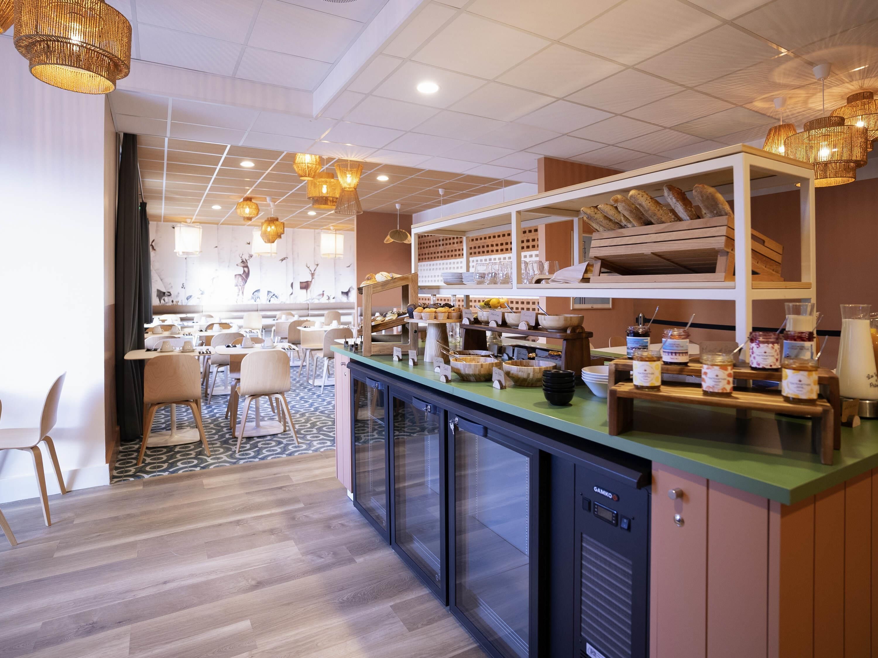 Petit déjeuner buffet compris tous les jours
