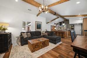 Signature Cabin | Living area | 55-inch Smart TV with digital channels, TV - Emerald Bay Village (South Lake Tahoe)