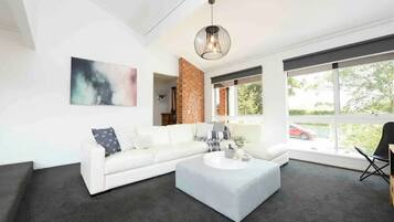 TV, fireplace, Netflix, streaming services