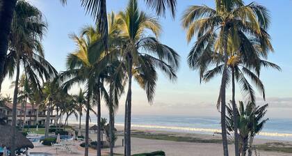 Oceanfront condo on serene stretch of private coast. Prime spot for 2024 eclipse