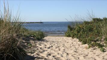 På stranden, liggestole