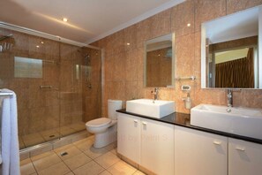 Combined shower/bathtub - Lovely 3 bedroom apartment in the city (Larrakeyah)