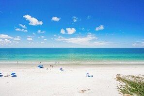 En la playa 