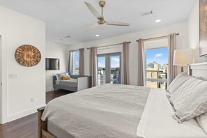 4 bedrooms, iron/ironing board, travel cot, WiFi