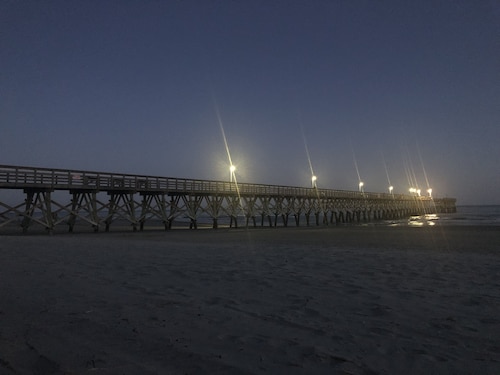 A block from the Beach and 2 Decks with amazing views!