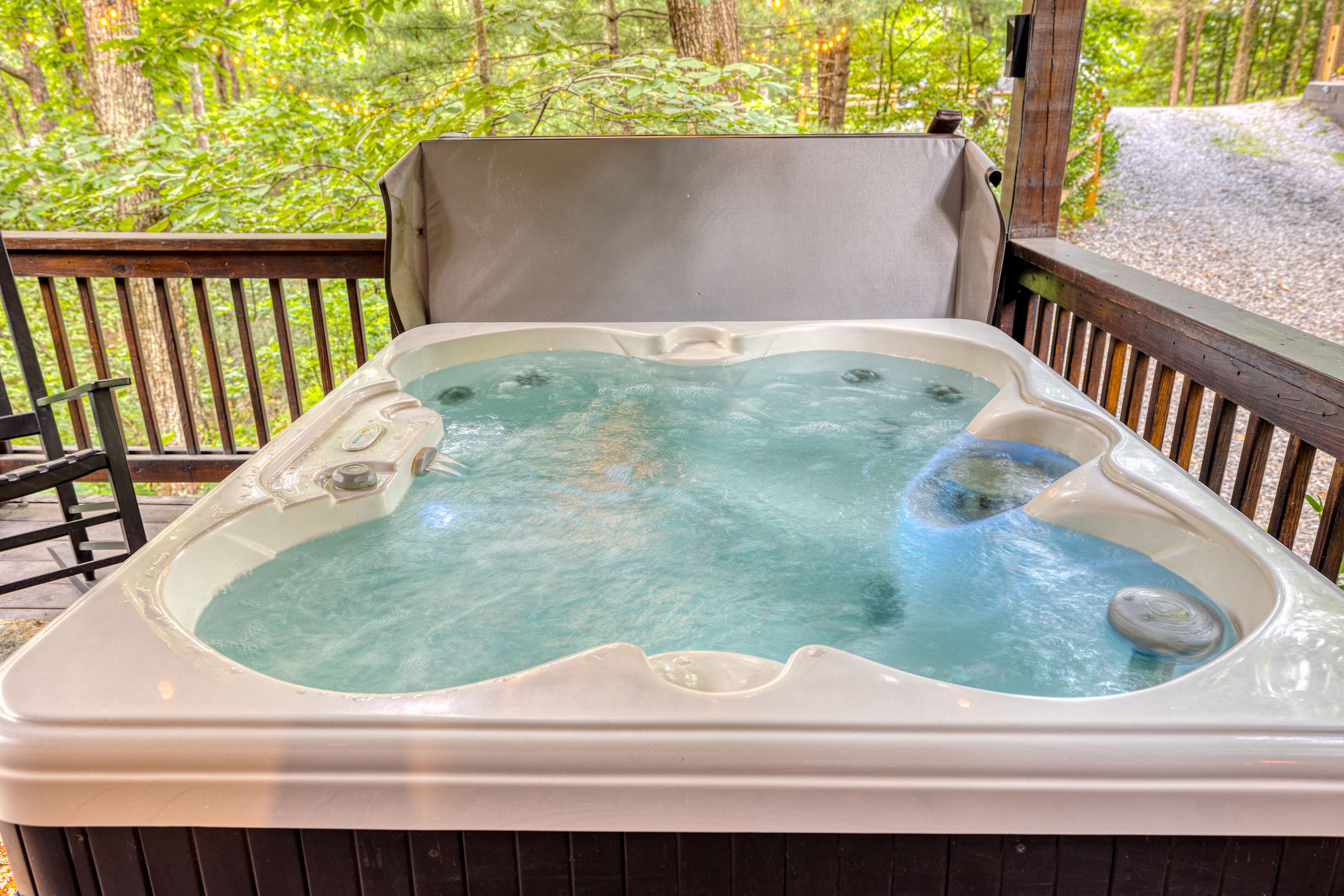 Idromassaggio all'aperto