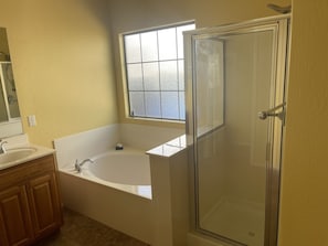 Combined shower/tub