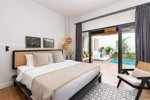 Exclusive Villa | 2 bedrooms, in-room safe, laptop workspace, bed sheets - Villa Greco by Villa Finder (Canggu)