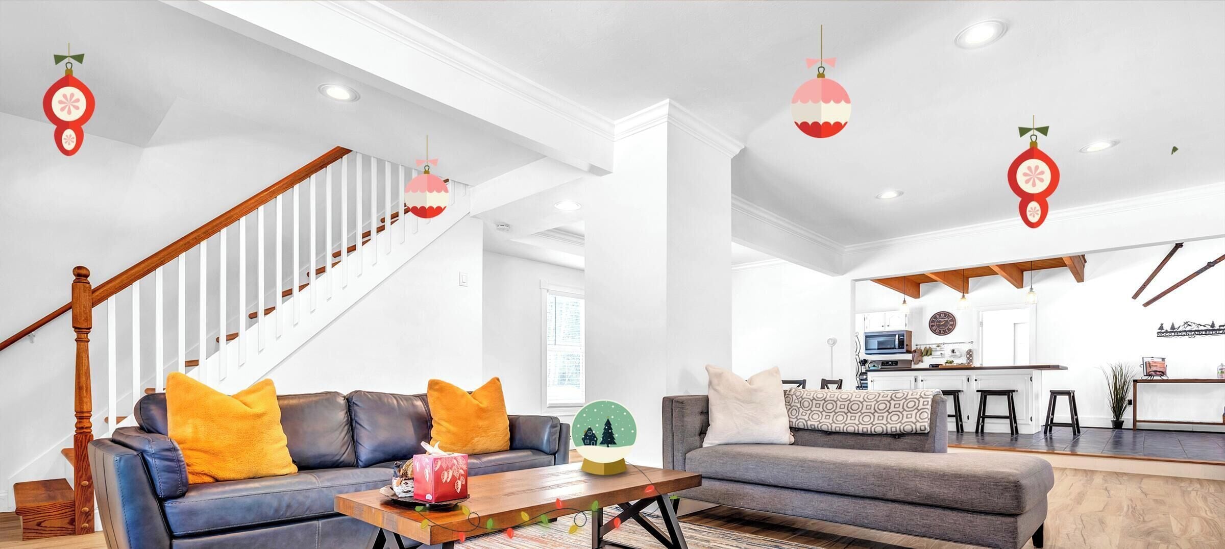 Smart TV, chimenea, videojuegos y libros 