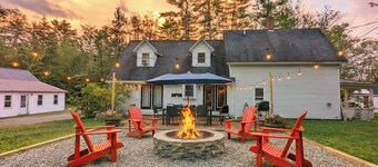 Spacious & Private w/Trails, Kids Loft, Firepit - Walk to Village, Storyland
