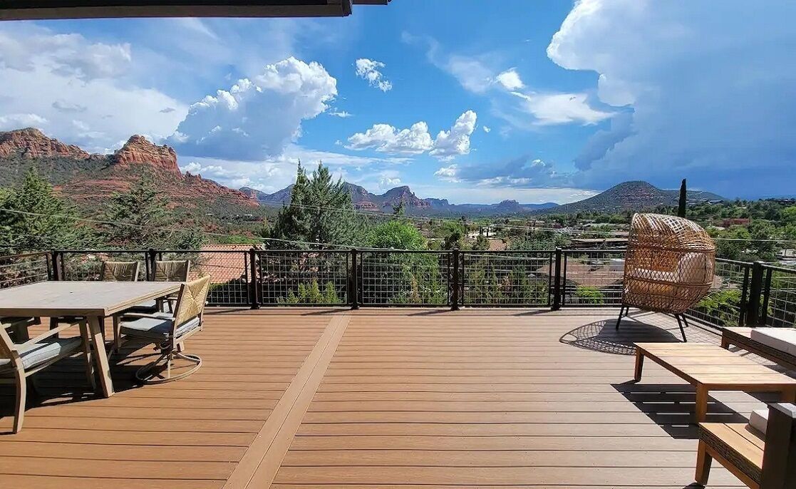 Front view off the main deck