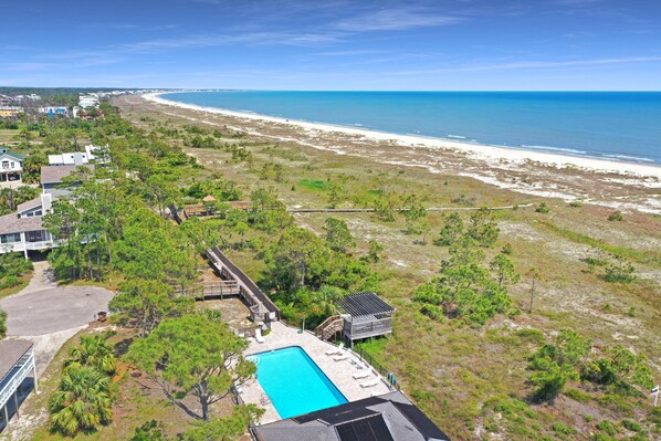 Maison, plusieurs lits (Boardwalk Sandpiper) | Piscine