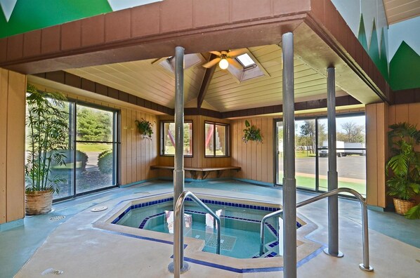 Indoor pool, outdoor pool