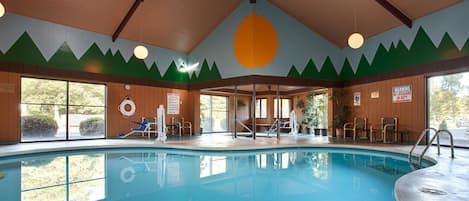 Indoor pool, outdoor pool