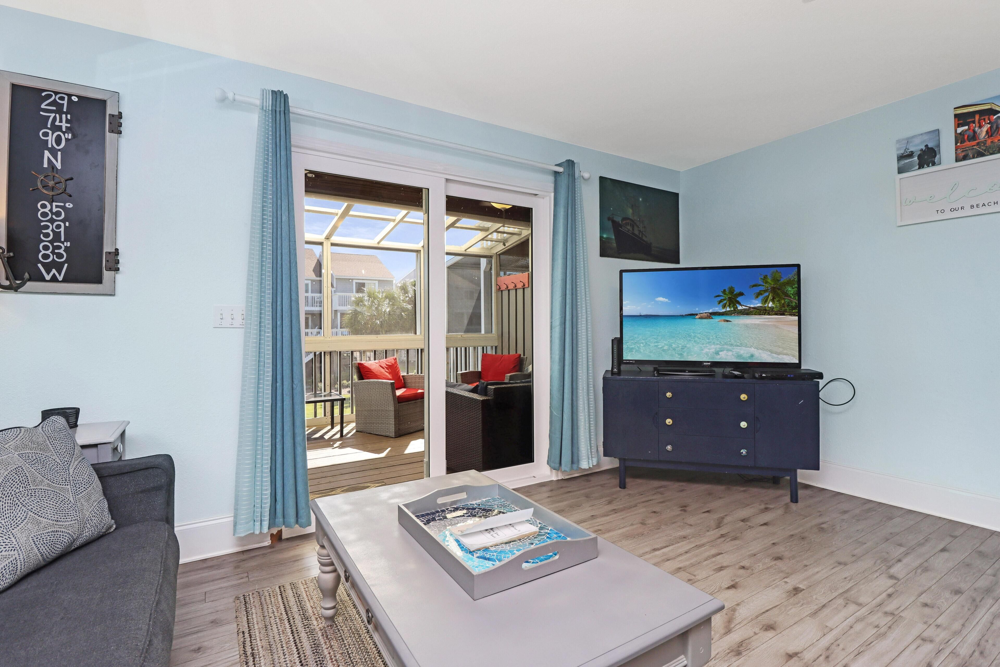 聯排別墅, 多張床 (Barrier Dunes 430 ) | 起居區