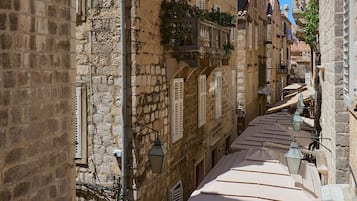 Blick von der Unterkunft