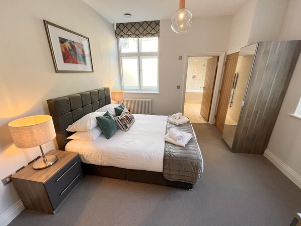 Appartement Familial | 1 chambre, draps en coton égyptien, literie de qualité supérieure