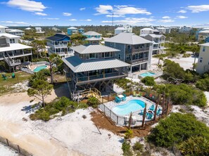 Exterior - Beach Bungalow! Steps from Beach! Pool! Dog-Friendly! (Cape San Blas)