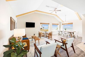 TV - Sunny Beach Home with Beautiful Gulf Views and Private Pool (Cape San Blas)