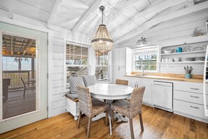 Dining - Bay-side Bungalow! Firepit! Screened-in Porch! Deck! (Cape San Blas)
