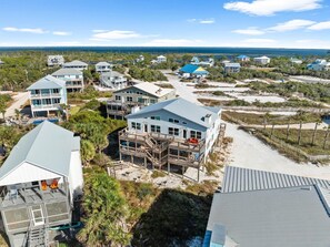 Exterior - Festive Availability! Vitamin Sea - Gulf-View Condo! Steps to Beach! Views! (Cape San Blas)