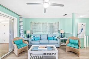 TV - Dog-Friendly Duplex! Gulf Views! Short Walk to Beach! (Port St. Joe)