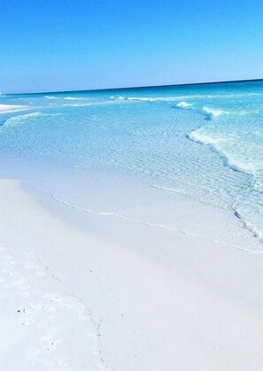 On the beach - Calypso Gulf Front Corner Unit with Wrapping Balcony.. Beach Chair Svc Included! (Panama City Beach)